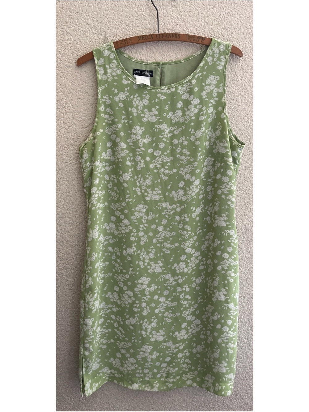 Vintage Esprit De Corp Floral Green Dress Women’s